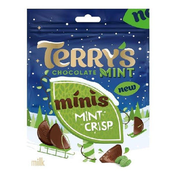 Terry's Chocolate Minis Mint Crisp Bag 80g