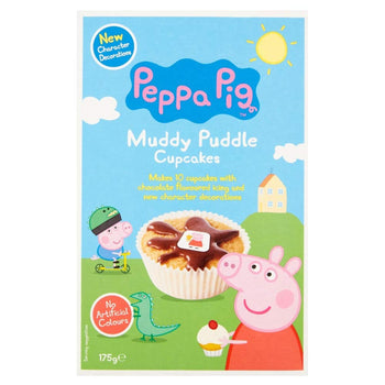 Peppa Pig Muddy Puddle Cupcake Mix 195g - Imported From The UK