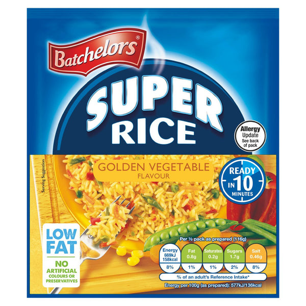 Batchelors Super Rice Golden Vegetable Flavour - Cooks in 10 Minutes 9