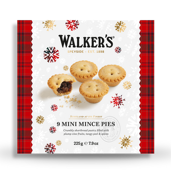 Walker's Luxury Mini Mince Pies 9 Pack. 265g