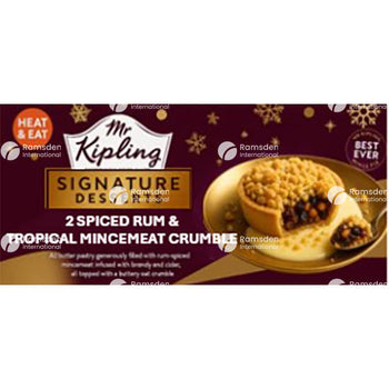 Mr. Kipling Signature Collection Spiced Rum and Mincemeat Tarts 2 Pack