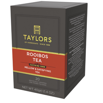 Taylors of Harrogate Rooibos Tea, 20 Tea Bags Individually Wrapped