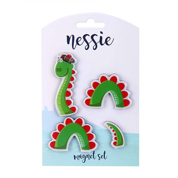 Eurostick - Nessie Loch Ness Monster 4 Pack Magnet