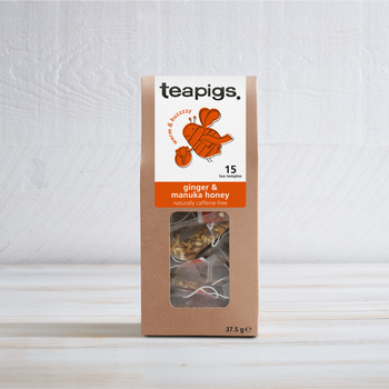 teapigs - Ginger and Manuka Honey tea - 15 temples