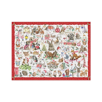 Wrendale Designs - Country Set Christmas Puzzle