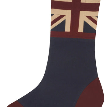 Woven Magic - Union Jack Christmas Stocking (8" x 15" x 22")
