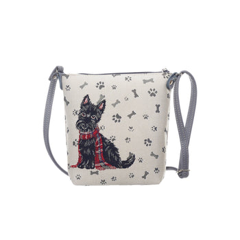 Signare Tapestry - Scottie Dog Sling Bag