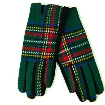 Islander - Harris Tweed Tartan Gloves