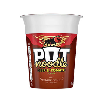 Pot Noodle Beef & Tomato (90g).