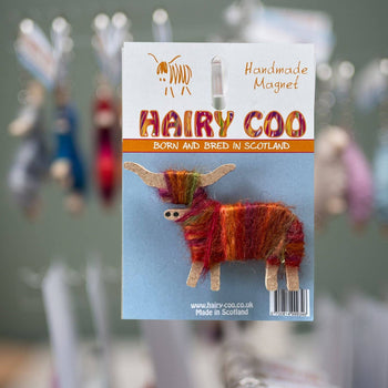 Hairy Coo - Handmade Highland Cow Magnet - Born and Bred in Scotland