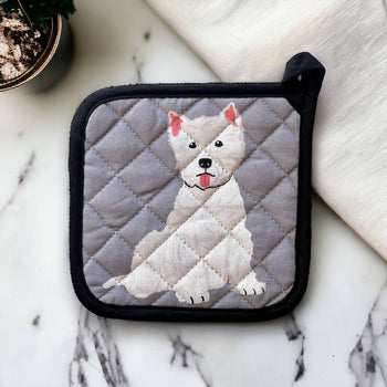 Naked Decor - HELLO PET COLLECTION- Hello West Highland Terrier Potholder