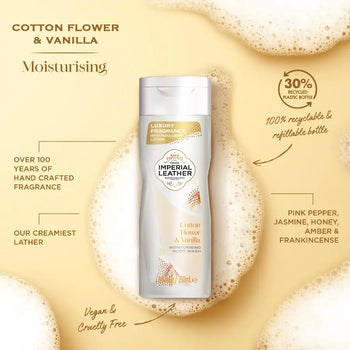 Imperial Leather Cotton Flower and Vanilla Orchid Moisturising Body Wash 250ml