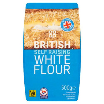 CO OP British Self Raising White Flour 500g