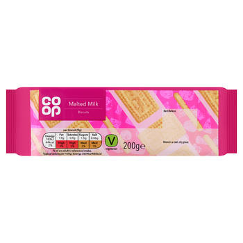 CO OP Malted Milk Biscuits 200g