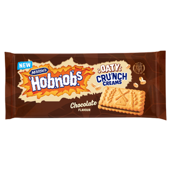 McVitie's Hobnobs Oaty Crunch Creams Chocolate Flavour 100g