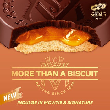 Mcvities Signature Dark Chocolate Caramel Rounds 109g