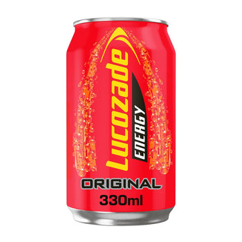 Lucozade Original Glucose Energy Drink Can. 330ml