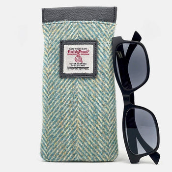 maccessori - Harris Tweed Glasses Sleeve Turquoise