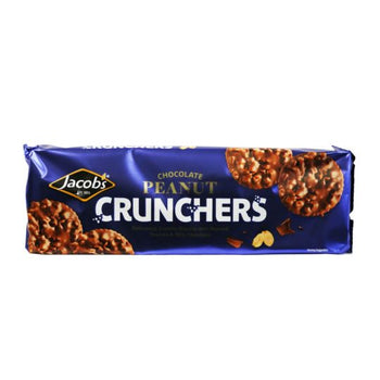 Jacobs Chocolate Peanut Crunchers Biscuits 150g