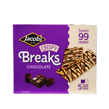 Jacobs Crispy Breaks Chocolate - 5 Twn Packs 125g
