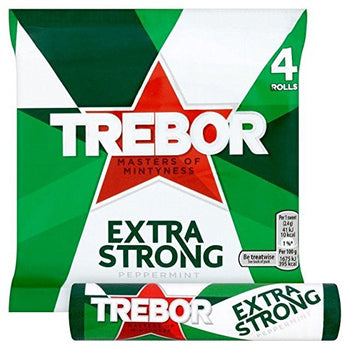 Trebor Extra Strong Mints 4 Pack 4x41g