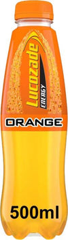 Lucozade Orange Glucose Drink Plastic Bottle 500ml