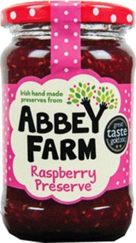 Abbey Farm Irish Raspberry Preserve 350g
