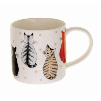 Ulster Weavers Cats in Waiting Mug - New Bone China 250ml
