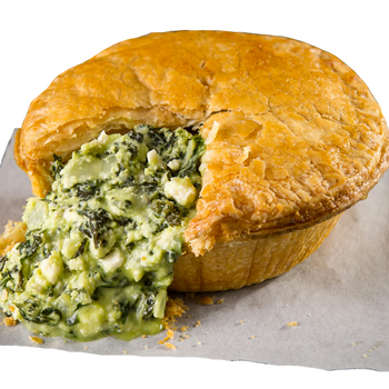 Pouch Pie Spinach and Feta Pie 9oz - 1/2lb Ship Weight