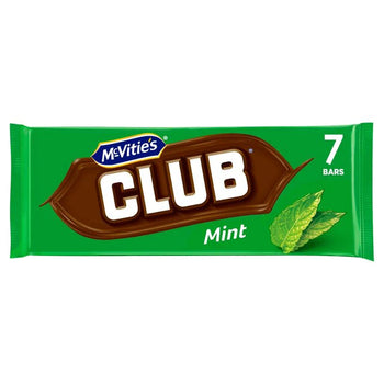 McVitie's Club Mint 7 Pack. 154g