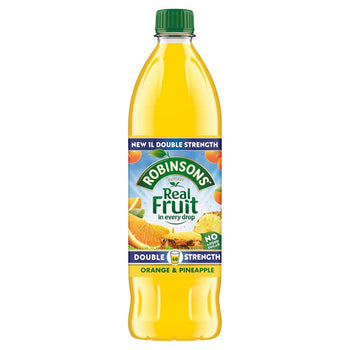 Robinsons Orange Pineapple Fruit Concentrate, DOUBLE STRENGTH - No Added Sugar - 1 Litre