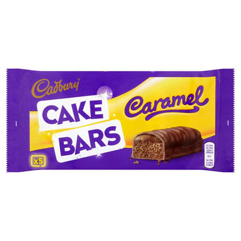 Cadbury Caramel Cake Bars 5 Pack 120g