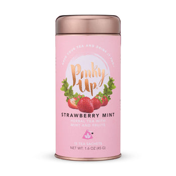 Pinky Up - Strawberry Mint Herbal Tea  15 Sachets