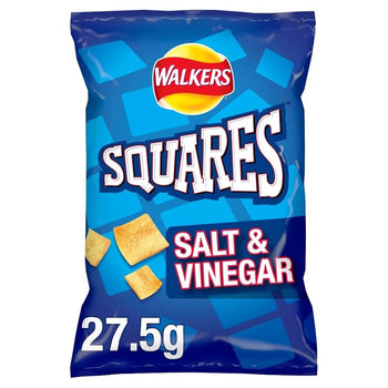 Walkers Squares Salt and Vinegar 27.5g