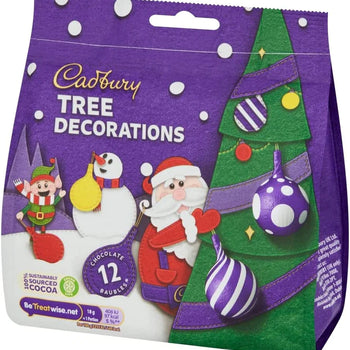 Cadbury Milk Chocolate Tree Decorations 72g