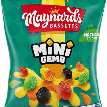 Maynards Bassetts Mini Gems 130g