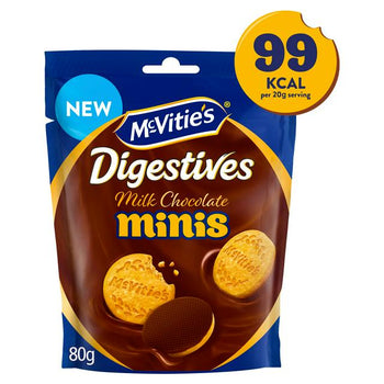 McVitie's Digestives Milk Chocolate Minis Bag 80g