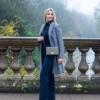 maccessori - Harris Tweed Quilt Shoulder Bag Country Green