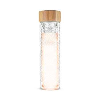 Pinky Up - Blair™ Insulated Glass Travel Mug with Tea Infuser Marrakesh