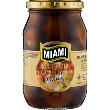 Miami Brown Pickled Onions 400g