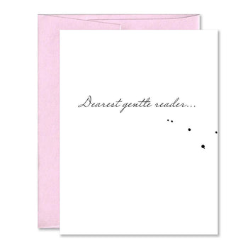 Jones Street Press - Bridgerton Inspired Lady Whistledown Greeting Card