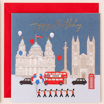 Birthday London Card St Paul's and Westminster Abbey