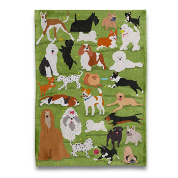 Naked Decor - DOGS at the Park Tea Towel