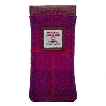 maccessori - Harris Tweed Glasses Sleeve Purple Check