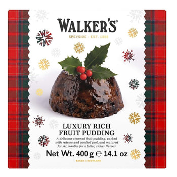 Walkers Luxury Rich Fruit Christmas Pudding 400g