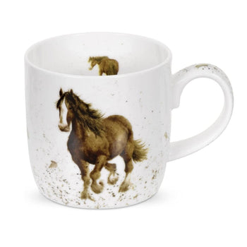 Royal Worcester Wrendale Designs Mug 14oz - Gigi (Horse)