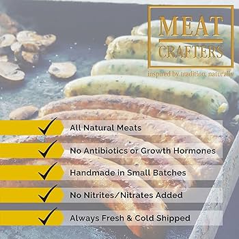 Meatcrafters Cumberland Sausage Bangers. 1lb Ship Weight