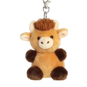 Aurora® - 4" Hubert Highland Cow Clip On