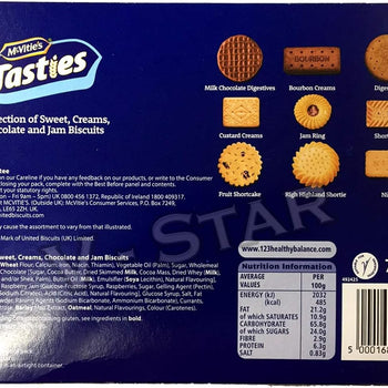 Mcvities Tasties Biscuits Assortment Selection Box 730g
