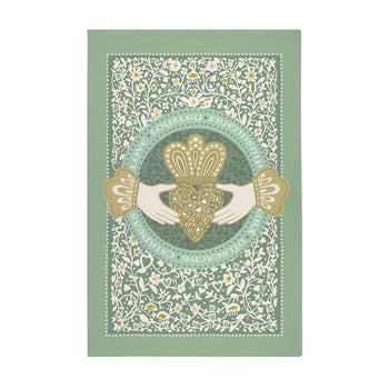Ulster Weavers Cotton Tea Towel - Claddagh Ring